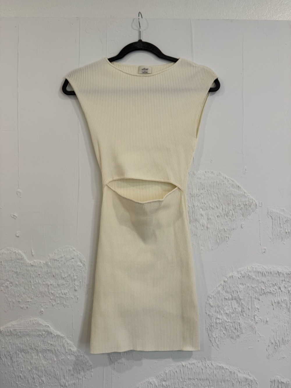 Ribbed Cutout Dress
